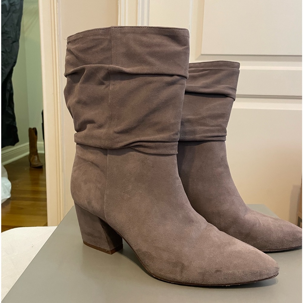 Botkier, gray suede boots,size 8